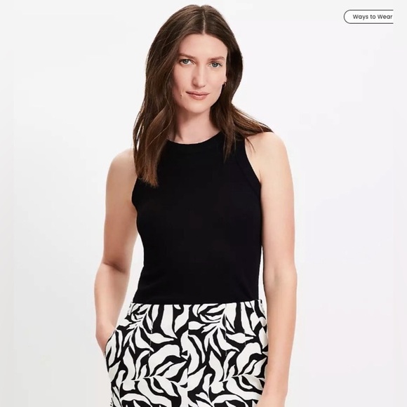 LOFT Perfect Tank in Black - Picture 2 of 8